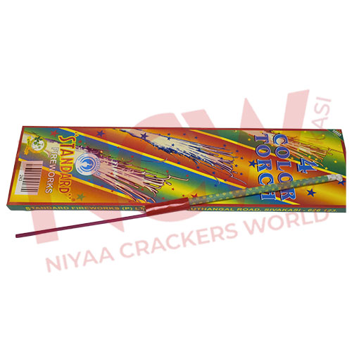 Standard 4 Colour Torch Crackers (10PCS) - Diwali Pencil Crackers