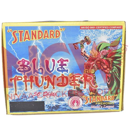 Standard Blue Thunder 56 Shots - NCW fireworks, Crackers online