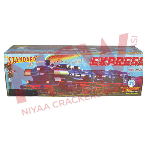 Standard Express 100 Shots Crackers - Multi colour sky shots