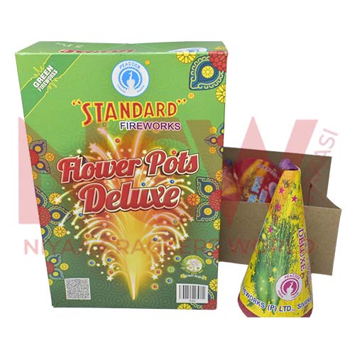 Flower pots Deluxe Gold (5PC’s) online - NCW fireworks