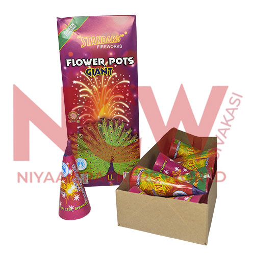 Flower pots crackers giant ( 10pCS)- Standard Fireworks